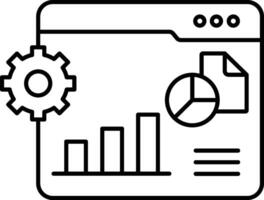 Centralized Data Storage Graphic vector