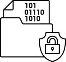 Advanced Encryption Technology Icon vector