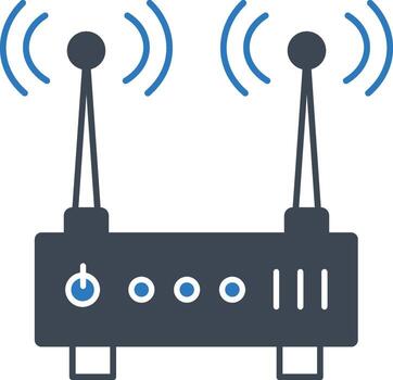 WiFi Icon Wireless Internet and Network Connectivity vector