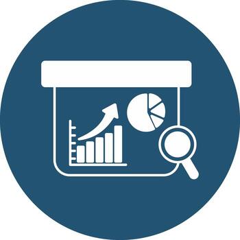 Bar Chart Icon Business Insights and Data Visualization Tool vector