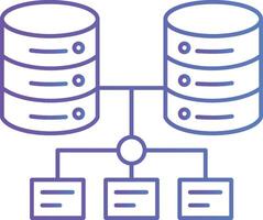 Server Database Icon Design vector