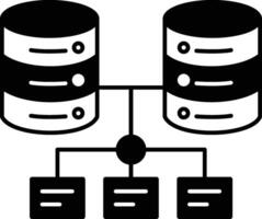 Cloud Database Icon Web Storage and Digital Backup Hub vector
