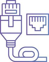 LAN Ethernet Port Graphic vector