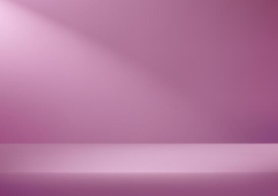 Empty purple studio background. Empty room with light effect. Space for selling products on the website. illustration.