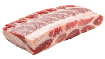 new piece of meat beef on a transparent background png