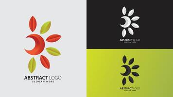 Minimalist Creative Modern Colorful Geometric Symmetrical Square Diamond Arrow Tech Inspired Logo icon Design vector