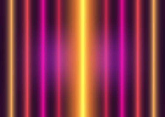 Abstract Neon Vertical Stripes with Gradient Glow Retro Futuristic Vintage Lines Background Backdrop
