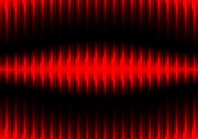 Sound wave pattern in red and black vector