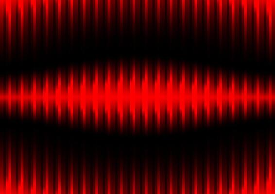 Abstract Red Black Waveform Background Design for Technology Audio Visual Music Medical Concept