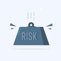 Illustration of a risk scale vector