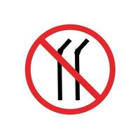 no plastic, no single use plastic icon. no plastic straws tires, Protect the environment, Suitable for poster use and web icons vector