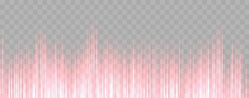 Speed rays, velocity light neon flow, red glow speed lines, colorful light trails, stripes. Abstract background, illustration. vector