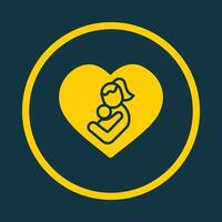 Heart Symbol trendy art design cute amazing design colorful useful illustration vector