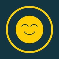 Smiling Face trendy art design elegant amazing design colorful useful illustration vector