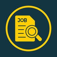 Job Search trendy art design elegant amazing design colorful useful illustration vector