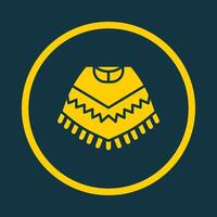 Poncho trendy art design good amazing design colorful useful illustration vector