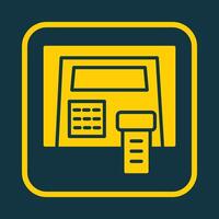 ATM Machine trendy art design attractive amazing design colorful useful illustration vector