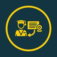 Receiving Degree trendy art design good amazing design colorful useful illustration vector