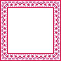 Classic Greek colorful square ornament. pattern, ancient Hellenic rectangle. European border vector