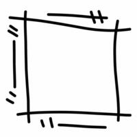 Fun Sketchy Border Frame vector