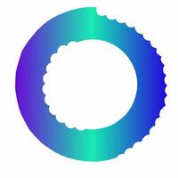 Abstract Artistic Circular Emblem vector