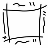 Hand Drawing Doodles Border Frame vector