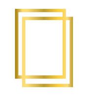 Premium Golden Border with Minimal Touch vector