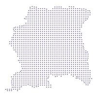 Suriname map dotted pattern design purple circle vector
