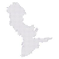 Zealandia map dotted pattern design purple circle vector
