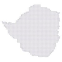 Zimbabwe map dotted pattern design purple circle vector