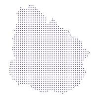 Venezuela map dotted pattern design purple circle vector