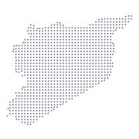 Syria map dotted pattern design purple circle vector