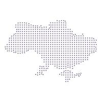 Ukraine map dotted pattern design purple circle vector