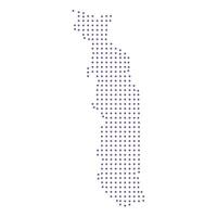 Togo map dotted pattern design purple circle vector