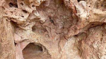 Natural rock formations that beautifully showcase intricate textures and diverse patterns in stunning earthy tones photo