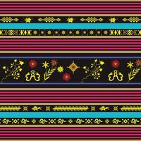traditional contemporary unique own custom made tribal pattern ethnic ornament art wallpaper background suitable for your textile design vector