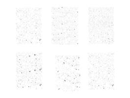 Set hand drawn grunge ink splatter textures. Black and white spray splashes for adding vintage or distressed effect. Perfect for overlays, backgrounds, posters, digital design, and grunge style vector