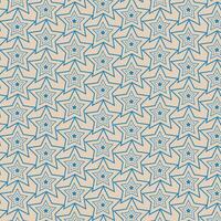 Repeating Blue Stars on Beige A Seamless, Decorative Texture vector