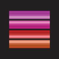 Color Palette A Collection of Gradient Bars vector