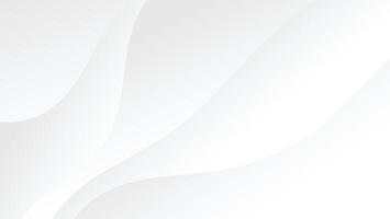 abstract white background with decorative curve lines vector