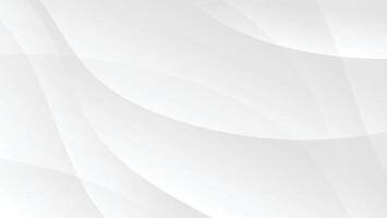 abstract white and grey background with decorative modern swirl lines vector
