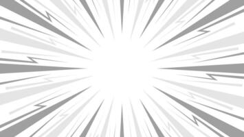abstract grey exploding light on white background vector