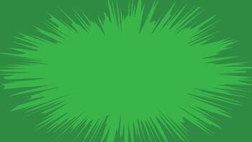 abstract green exploding background with blank space vector