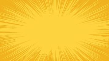abstract yellow exploding line background vector