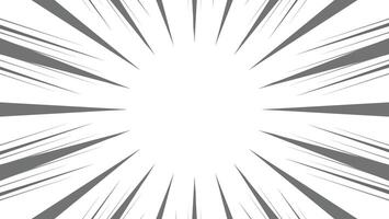 abstract exploding rays comic background vector