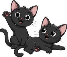 Cats Doodles Set vector
