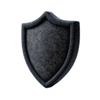A gray shield shaped icon symbolizing protection security and privacy for digital or online applications png