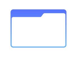 Futuristic Popup Window Frame in Gradient Colors. Digital Interface Frame with Minimal Popup Design. Modern UI Window Element with Futuristic. vector
