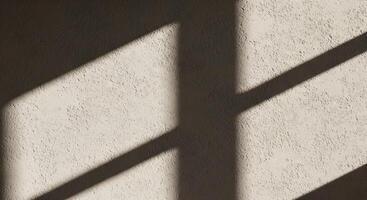 A window with three shadows on it photo