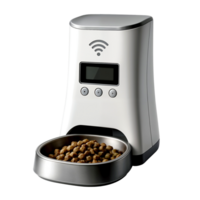Smart Automatic Pet Feeder with Digital Timer and Wifi Connectivity for Convenient Pet Care png